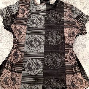 Polly Esther zodiac sign sheet shirt